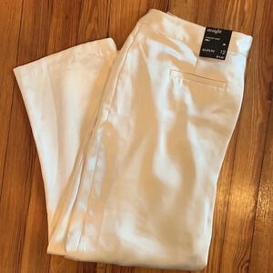 Alfani Silky Comfort Waist Ankle Pants in Cream NWT Size 12